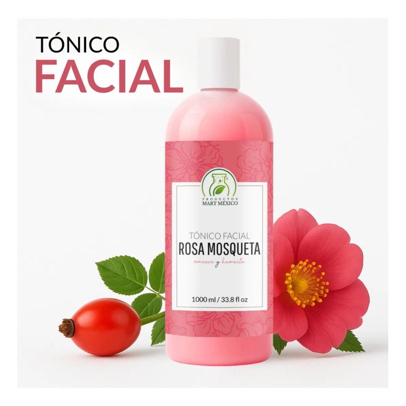 Tónico Rosa Mosqueta Hidratación Profunda Regeneración Toda Piel