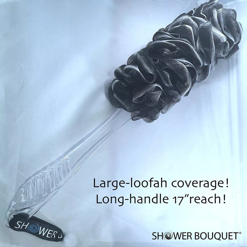 Shower Bouquet Loofah-charcoal Back-scrubber Bath-sponges By Shower Bouque