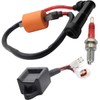 XQSMWF Ignition Coil CDI Spark Plug Compatible with Yamaha Timberwolf