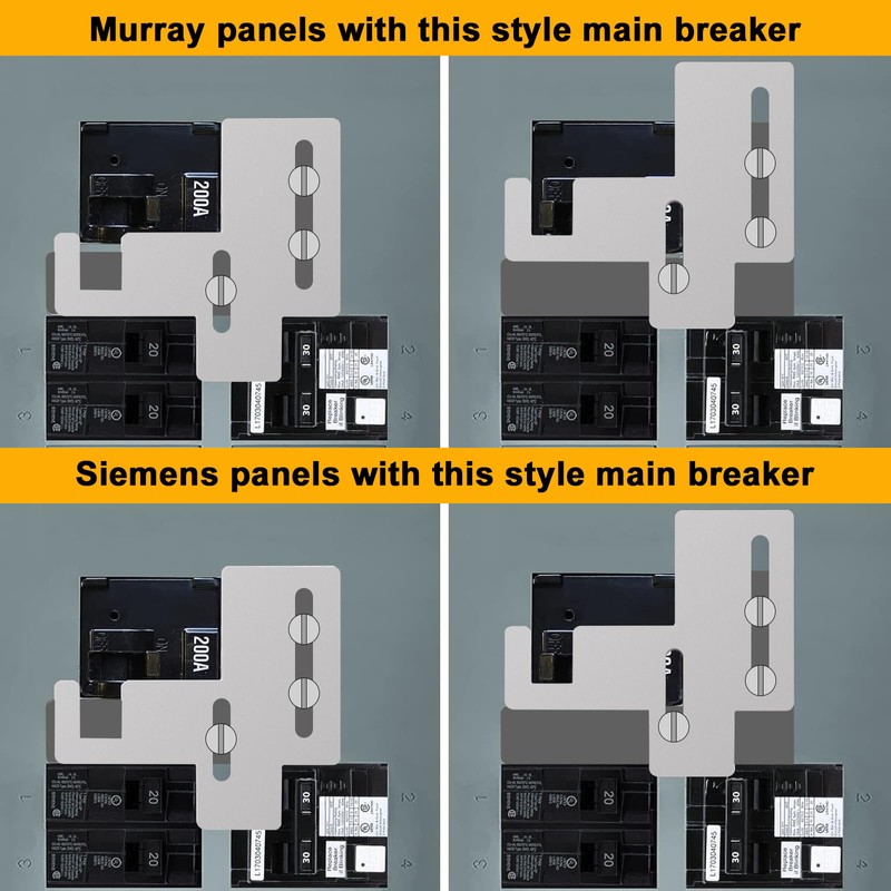 Generator Interlock Kit Compatible with Murray or Siemens 150 amp