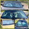 Howilath Funny Cat Car Sunshade for Windshield Heat Insulation, Novelty