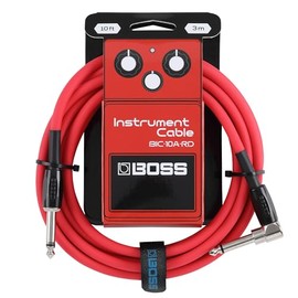 BOSS BIC-10A-RD Instrument Cable, Set Cables a Colourful Sign, Red