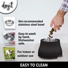 Dogit Dogit 2-in-1 Elevated Dish/Bowl, Black, 900 ml