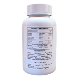 Suplemento Cápsulas Indigo Life Fucoxantina 200g