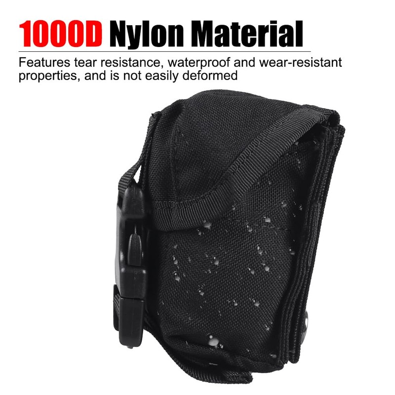 Double Grenade Pouch, Double Frag Grenade Holster, Tactical Accessory Pouches,