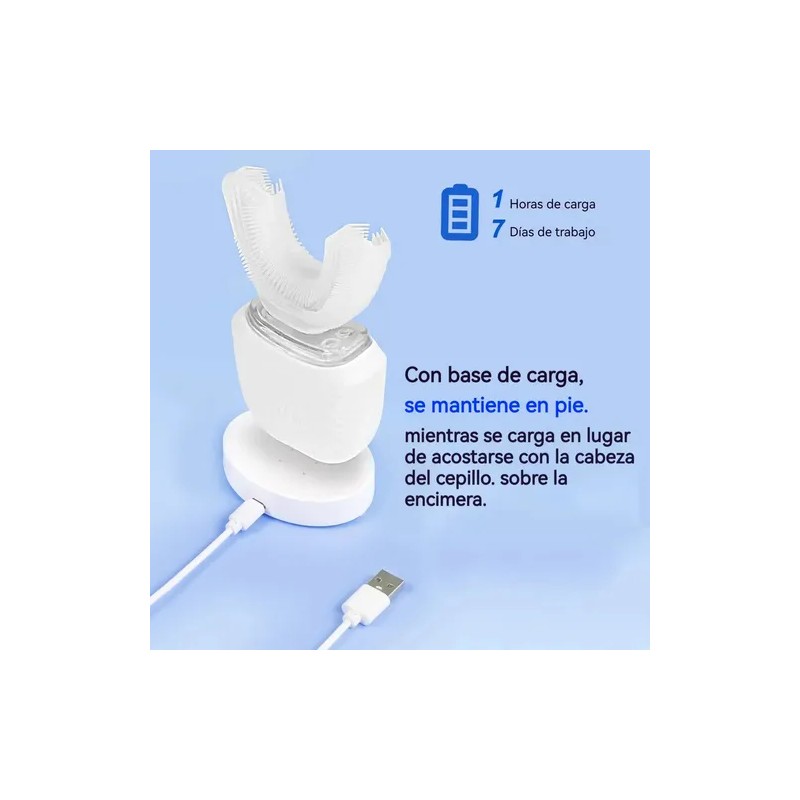 Blanqueador Dental Forma U Con Vibración Resistente Al Agua
