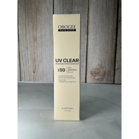 OBOGEE UV Clear Broad Spectrum Sunscreen SPF 50 Face Sunscreen 50G