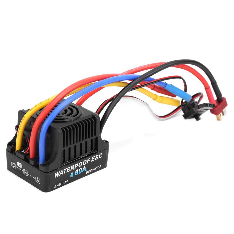 RC 60A Brushless Electronic Speed Controller ESC for 1/8 1/10