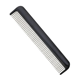 Pet comb for easy mat removal - silky smooth rotating teeth untangles without causing pain to pets (7" Onyx Black)