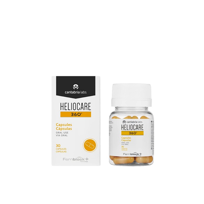 Heliocare 360 ​​orales de los Suplementos Dietéticos 30 Cápsulas