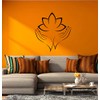 Vinyl Wall Decal Lotus Flower Hands Opened Palms Meditation Room