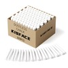 KisFace 105PCS White Chalk,Dustless Chalk for Chalkboard Blackboard Stick Bulk