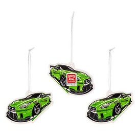 Griot's Garage 10827 Stinky-Be-Gone Hanging Air Fresheners - JDM Squash (3-Pack)
