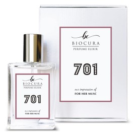 BIOCURA BC Perfume 701 Inspired by Narciso For Her Musc For Women Replica Fragrance Dupes Eau de Parfum Spray Bottle 1.7 Fl Oz/50ml-X1