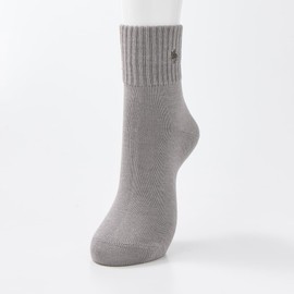 Gunze PBX603 Women's Socks, 3 Pairs Set, Polo, Absorbent, Quick Drying, Diatomaceous Earth Fiber, Heel Slip Resistant, Loose Opening Socks,, green, 22.0-24.0 cm