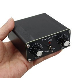 Xsdjasd QRP Z-Match Manual Tuner Antenna 5W Tuner 3-28 MHz Antenna Tuner HAM