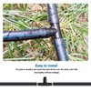 VooGenzek 20 PCS 16mm Garden Barbed Connector, Plastic Drip Irrigation