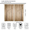 DDCBNS Bamboo Blackout Curtains,Nature Plant Leaves Abstract Design Polyester Fabric