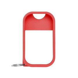Touchland Touchland Hand Sanitizer Mist Case 1FL. OZ., Protective and Stylish Hand Sanitizer Spray Accessory, Silicone Case with Keyring, Candy Red