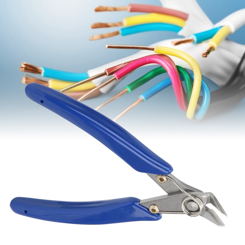 Electronic Diagonal Pliers Cutter Portable Stainless Steel Electric Wire Cutting