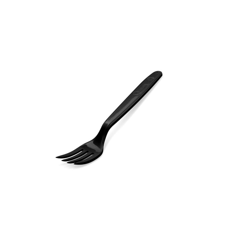 VEPATIM 100 Reusable Forks 18.5 cm Black Reusable 125 Wash