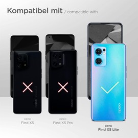 moex FlexProtect Screen Protector Compatible with Oppo Find X5 Lite Screen Protector Only 0.2 mm Thin, HD Ultra Clear and Extra Scratch-Resistant - Pack of 3