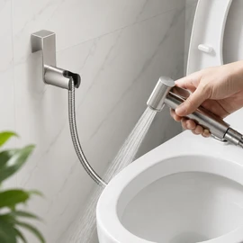 Handheld Bidet Sprayer for Toilet – 304 Stainless Steel Hygiene Spray Set with 59-Inch Hose & Adjustable Water Control
