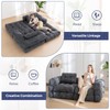 MAXYOYO MAXYOYO Folding Sofa Bed, L-Shaped Convertible Sofa Bed with