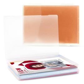 NEUSID 3 Pack Aufbewahrungsbox A4, Tragbare Archivbox A4 Papieraufbewahrung Stapelbare Durchsichtige Organizer für Dokumente Briefe Sammelalben Zeitschriften 30.5 * 22.3 * 2.2CM