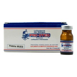 Pro-Oteo Suplemento Proteína Hidrolizada de Bovino Oral 5 Viales 7ml                                                                                  