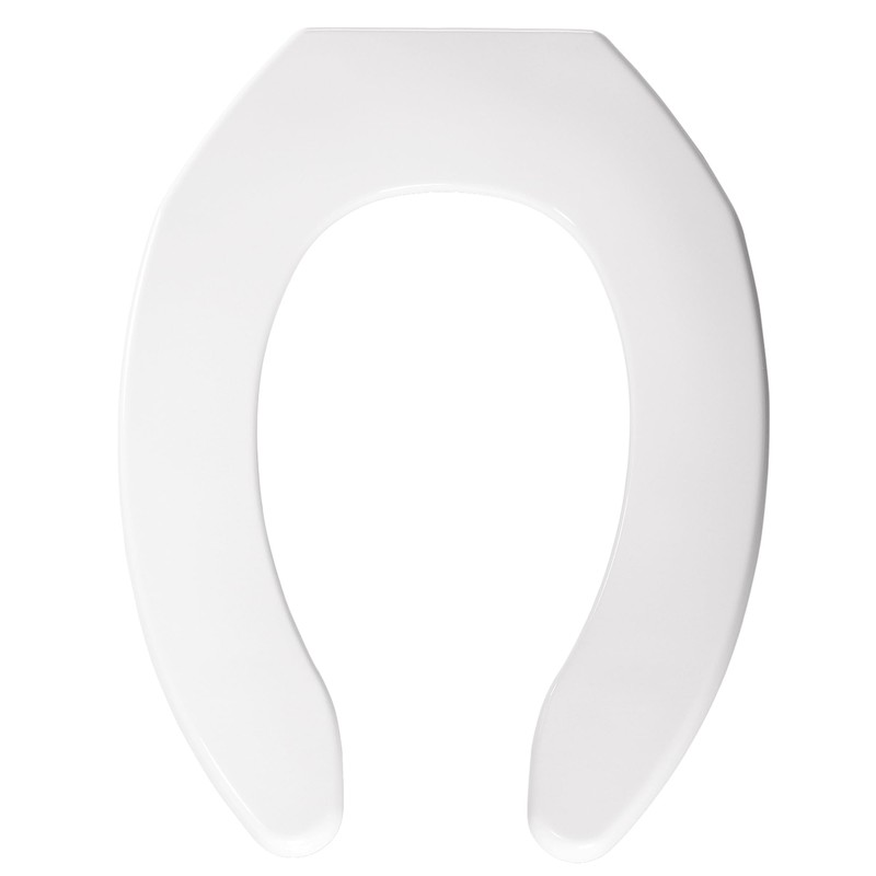 CHURCH 255SSC Commercial Open Front Plastic Toilet Seat, Heavy Duty