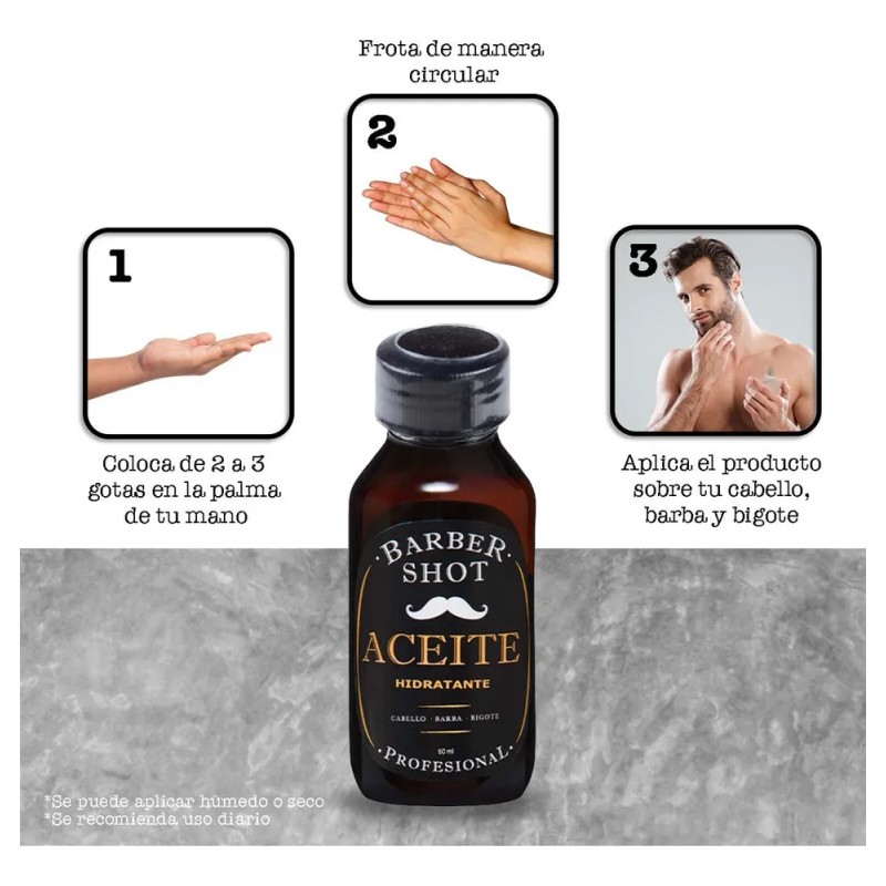 Tratamiento De Bergamota + Aceite Crecimiento Barba Cabello