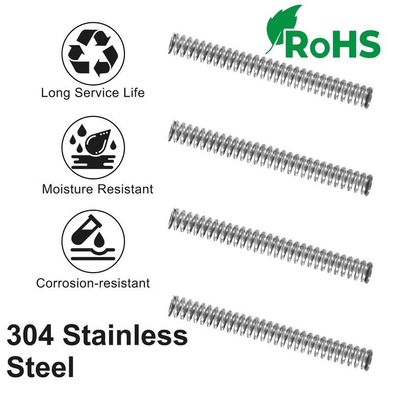GUNGY Compression Spring Stainless Steel Spring Compression Springs 70 mm