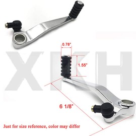 XKH- Compatible with Suzuki GSXR 600 750 1000 1100 GSXR600 GSXR750 GSXR1000 GEAR SHIFT SHIFTER LEVER Silver [B07K8XTJ7W]
