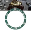 40mm Diameter Watch Bezel Insert Ring Clear Scale Luminous Ceramic