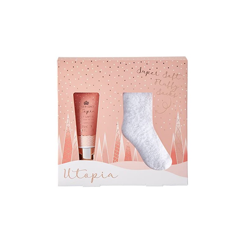 Ladies Cosmetic/Pampering Gift Set - Utopia Foot Cream and Socks