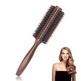 Boar Hair Nylon Hair Roll Brush - Anti-Static Curl Care Hair Type Straight Luxury Beauty Hair Brush 1 Piece