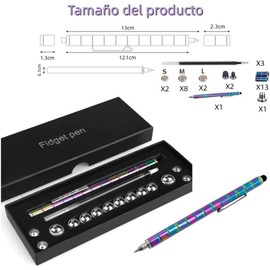 Bolígrafo magnético, pluma de escritura imán deformable multifuncional, juguete educativo, regalo intelectual