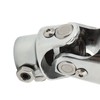 Double U Joint Coupler, Chromed 5.2in Length Double Steering U