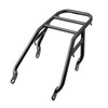 TAZGANTAX Motorcycle Rear Luggage Carrier, Black Steel Rear Luggage Carrier