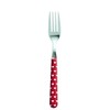 Excelsa Enjoy Forchetta Cuoricino, Acciaio Inossidabile, Rosso, 19x2x1.8 cm