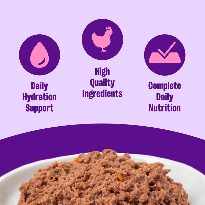 Wellness Complete Health Pate Adult Wet Cat Food, Natural, Protein-Rich,