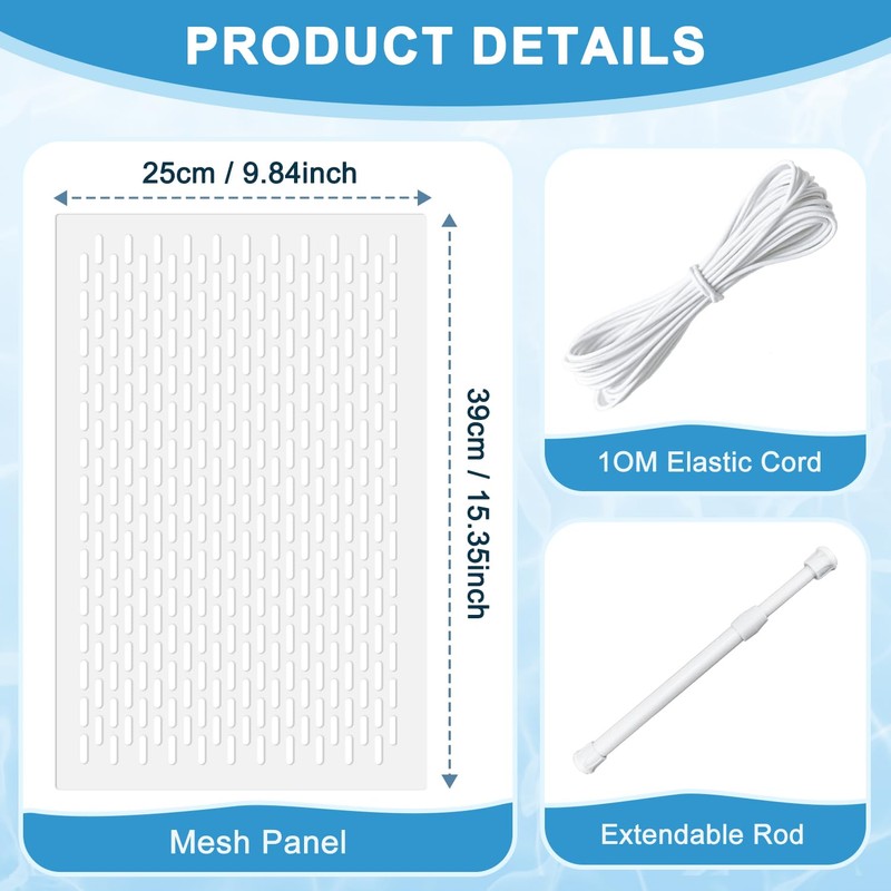 OMKSIH Skimmer Guard Kit Pool Skimmer Screen Guard Cover Swimming