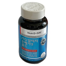 Nutri D Day rTG Omega3 Gold 1004mg x 90 capsules / Circle / 뉴트리디데이 rTG 오메가3 골드 1004mg x 90캡슐 / 써클