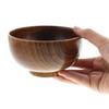 Ishida Bowl, Lacquered, Natural Wood, Product Size: 2.8 x 4.4
