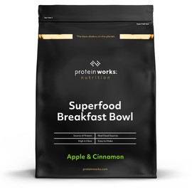 Protein Works Superfood Breakfast Bowl Apple & Cinnamon Protein Rich 600 g