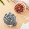 Multi-Functional Shower & Shampoo Massage Brush with Built-in Dispenser,Bristles Soft
