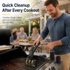 Electric BBQ Grill Brush for Easy Cleaning – Cordless 3-Speed