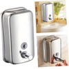 FELTECHELECTR Stainless Steel Lotion Pump Wall-Mounted Soap Dispenser Refillable Liquid