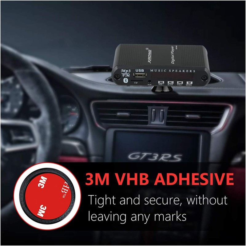 Bluetooth Audio Receiver FM Radio,MP3 Digital Player,LED 4-Digital Display,SD Card/USB